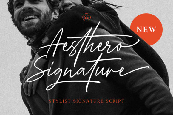 Aesthero Font: A Signature Script for Digital Branding