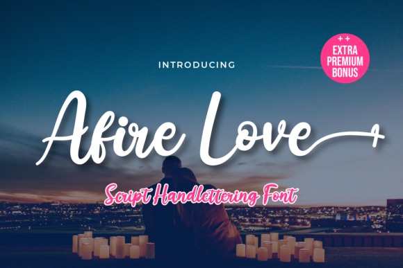 Afire Love: A Premium Handwritten Typeface for Creative Branding