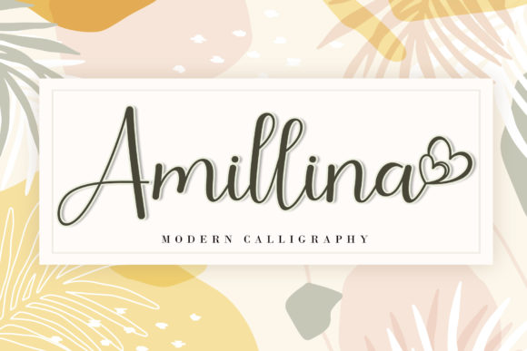 Amillina: A Delicate Script for Creative Projects