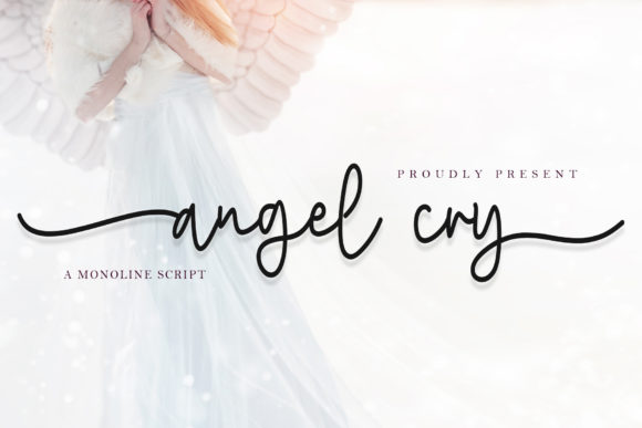 Angel Cry Font: A Script That Elevates Your Campaign Design