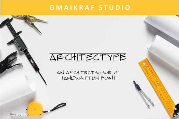 Architectype: A Handwritten Font for Editorial Design