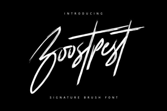 Boostpest Font: A Brush Script That Brings Handmade Charm to Life