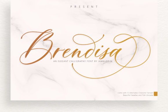 Brendisa: A Modern Calligraphy Font