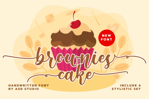 Brownies Cake Font: A Sweet Touch for Your Brand’s Typography