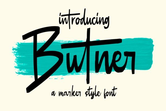 Butner: A Handwritten Font for Web Design