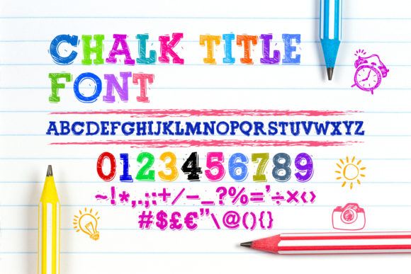 Chalk Title Font: A Playful Typeface for Authentic Branding