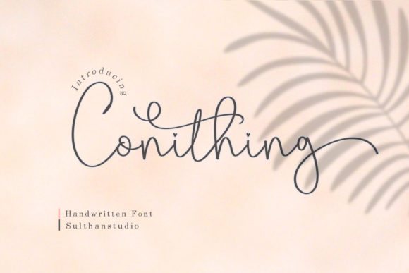 Conithing: A Beautiful Font for Your Brand
