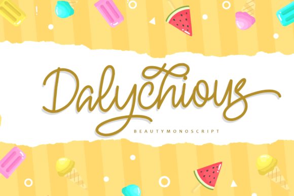 Dalychious: A Premium Handwritten Font for Campaign Designers
