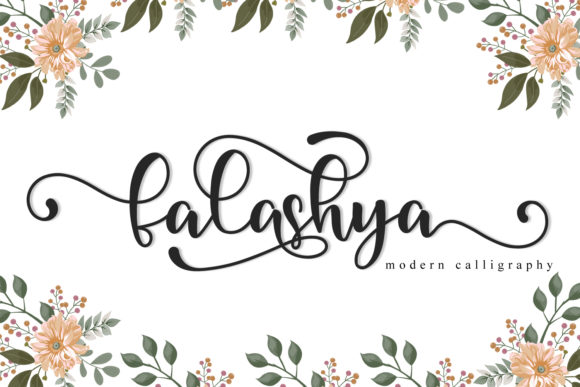 Falashya: A Script Font for Creative Campaigns