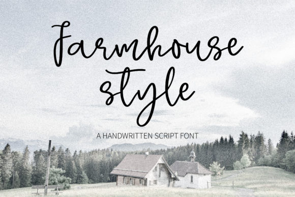 Farmhouse Style Font: A Handwritten Touch for Your Brand
