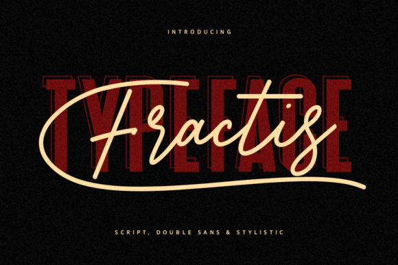 Fractis Font: A Bold Typeface for Creative Branding Projects