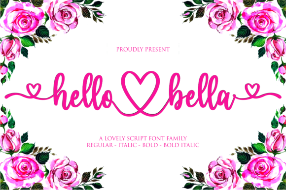 Hello Bella Font: Elegant Script for Crafters
