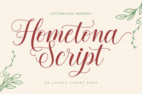Hometona: A Elegant Handwritten Font for Business