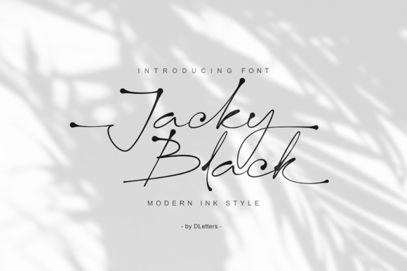 Jacky Black Font: A Classy Handwritten Typeface for Your Brand