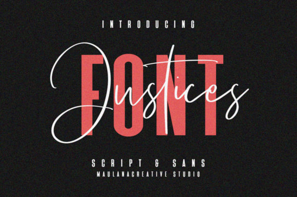Justices Typeface: A Bold and Beautiful Font for Editorial Design