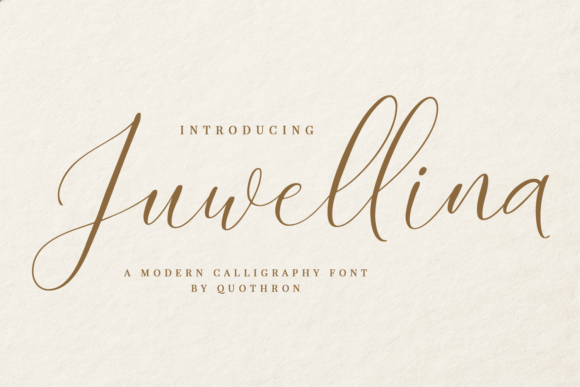 Juwellina: A Script Font for Timeless Editorial Design