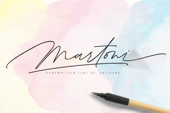 Martoni Font Review: A Handwritten Typeface for Campaign Creativity