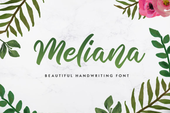 Meliana: A Script Font for Marketing Magic