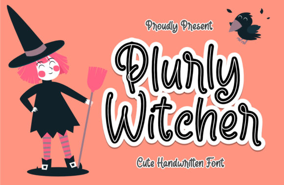 Plurly Witcher: A Joyful Handwritten Font