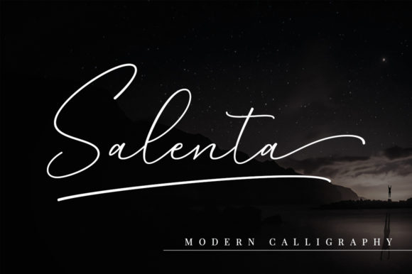 Salenta: A Beautiful Script Font