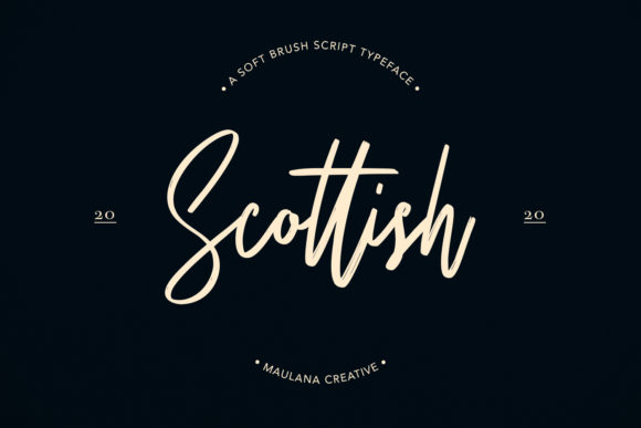 Scottish Font: A Sweet Script for Handmade Creations