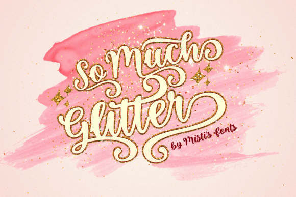 So Much Glitter: A Script Font That Elevates Your Editorial Design