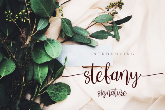 Stefany Signature: A Handwritten Typeface for Timeless Branding