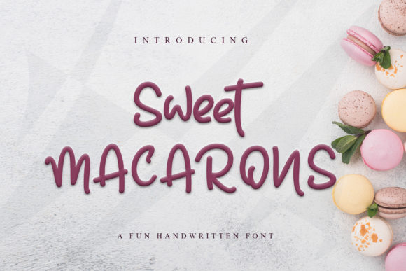 Sweet Macarons Font: A Playful Yet Professional Typeface for Branding