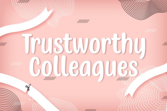 Trustworthy Colleagues Font: A Friendly Script for Your Brand