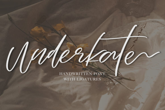 Underkate: A Handwritten Typeface for Editorial Elegance