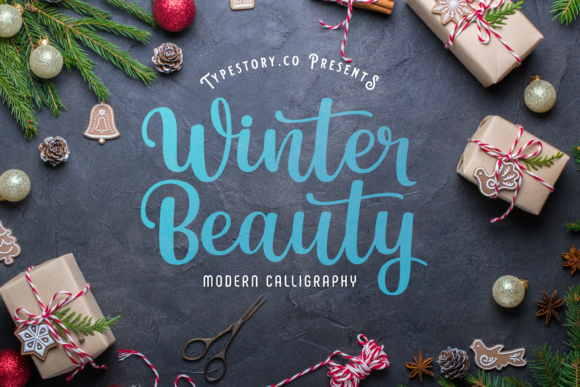 Winter Beauty Font: A Playful Script for Editorial Design