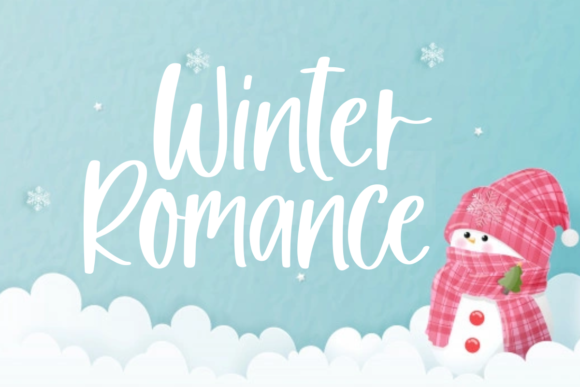 Winter Romance Font: A Sweet Script for Crafting and Selling